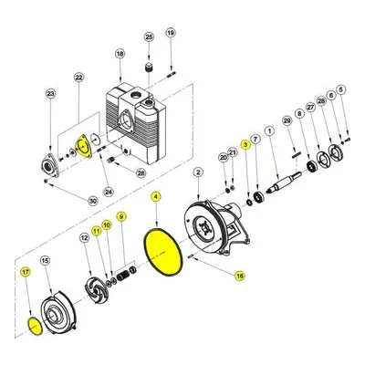 Barnes Pumps 120742 Repair Pump Part Number KIT, REPAIR, 5CU-1/7CU-1