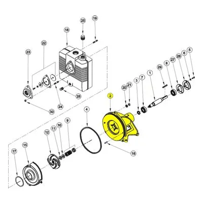 Barnes Pumps 017805 Repair Pump Part Number PEDESTAL, CI, 9.500" OD