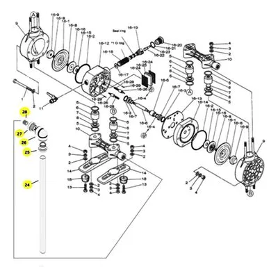 Yamada Pumps Kit NDP-15VD KIT FOR NDP-15FV DRUM PUMPS