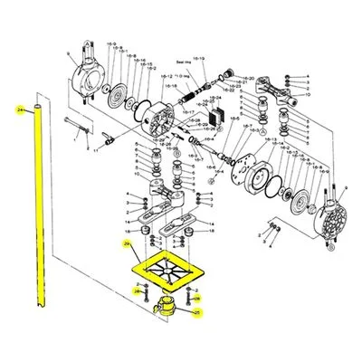 Yamada Pumps Kit NDP-15PD KIT FOR NDP-15FP DRUM PUMP