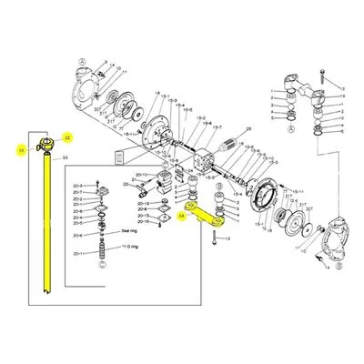 Yamada Pumps Kit NDP-20D KIT FOR NDP-20BA DRUM PUMP