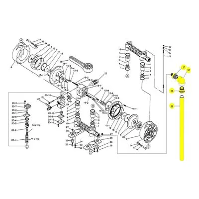 Yamada Pumps Kit NDP-20PD KIT FOR NDP-20BP DRUM PUMP