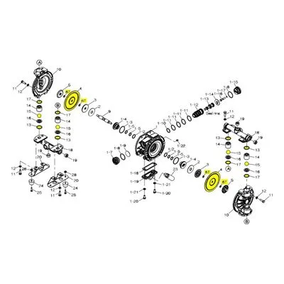 Yamada KIT FOR G15AT & G15ST, Global Series G15 Stainless Steel Repair Kit- Liquid Side, Part Number: KG15-MT