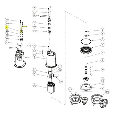 Barnes Pumps 103742XC Repair Pump Part Number CORD SET, 14/4, SOW, 30FT