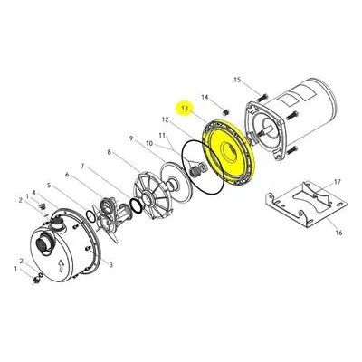 Goulds Pumps Repair Part 1K344 MOTOR ADAPTER