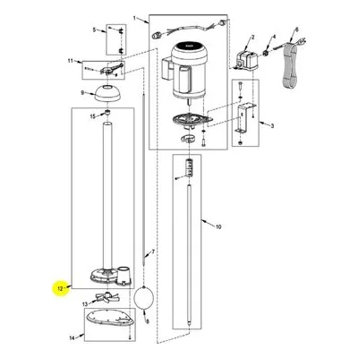 AMT Pump Repair Part 5230-150-98, 1-1/2IN VOLUTE XSS (24IN ODP) SUBGRP