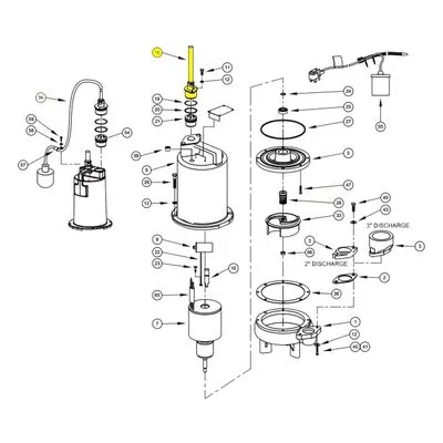 Barnes Pumps 103741XC Repair Pump Part Number CORD SET, 14/3, SOW, 30FT