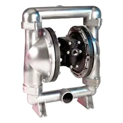 Lutz-Jesco America LI20-CA3-GG3N-000 AIRTRAN 2" Metallic Bolted AODD Diaphragm Pump. 316 SS/Geolast, 0 - 180 GPM.