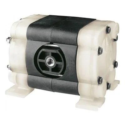 Lutz-Jesco America LJNGT-B1/4 AIRTRAN 1/4" Plastic Bolted AODD Diaphragm Pump. Nylon/Geolast/PTFE, 0 - 4.3 GPM.