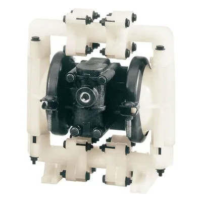 Lutz-Jesco America LJKT-C1/2 AIRTRAN 1/2" Plastic Clamped AODD Diaphragm Pump. PVDF/PTFE, 0 - 14 GPM.