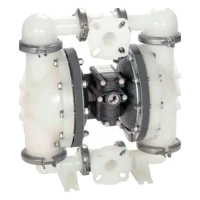 Lutz-Jesco America LJPE-B11/2 AIRTRAN 1-1/2" Plastic Bolted AODD Diaphragm Pump. Polypropylene/Santoprene, 0 - 130 GPM.