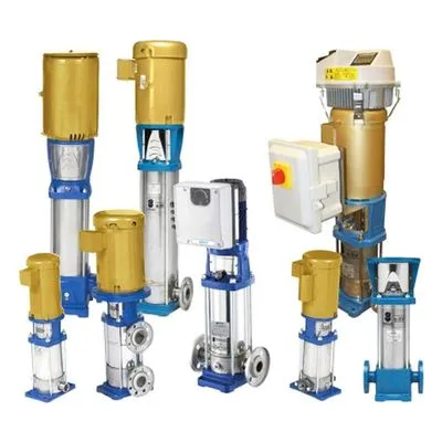 Goulds Water Technology 10SV10FC3A50 e-SV Stainless Steel Series Vertical Multi-Stage Pump 1HP 2/60/1 DPPE 360 10STG.