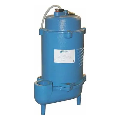 Goulds Water Technology VTX0712 VTX Series Submersible Vortex Sewage Pump 3/4HP 1/60/230 3.50" 8.5MA by Xylem.