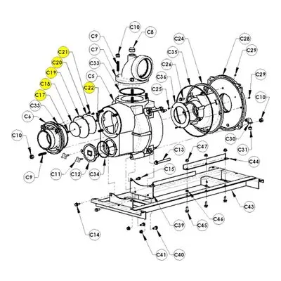 5585-H6, 5587-D6, 5586-H6, 5588-D6, 5587-Y6 AMT Pump Repair Part 5585-070-90, FLAPPER/CHECK VALVE SUBGROUP