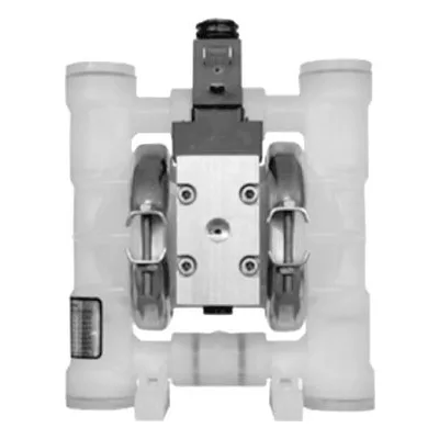 Wilden A.025P/KKPPP/WFS/TF/KWF/0150, Item: 00-10026, Accu-Flo 1/4" Clamped Plastic Double Diaphragm Pump by PSG Dover.