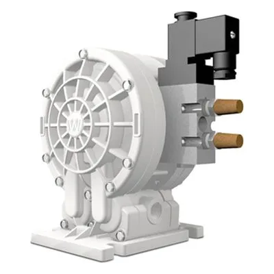 Wilden A150V/PPPPA/TSS/TF/PTV/0150, Item: 01-11315, Accu-Flo Velocity 1/2" Plastic Double Diaphragm Pump by PSG Dover.
