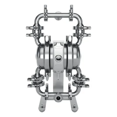 Wilden XPS2/SSNNN/FSS/FS/FE/0770, Item: 02-13028, Saniflo Hygienic 1" Clamped Metal Double Diaphragm Pump by PSG Dover.