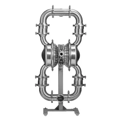 Wilden XPS15/SZNNN/FWL/SF/FE/0776, Item: 15-12806, Saniflo Hygienic 3" Clamped Metal Double Diaphragm Pump by PSG Dover.