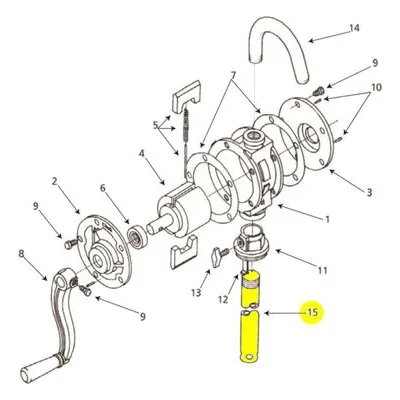 AMT Pump Repair Part 4820-172-90, 3 PIECE PLATED STEEL SUCTION TUBE ASSY. 4821-95 & 5541-95 Rotary Pump Models.