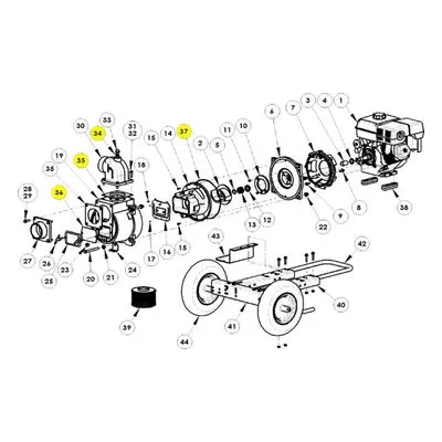 AMT Pumps 3993-301-91 GASKET/O-RING SUGROUP KIT - EPR/EPDM