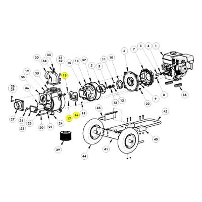AMT Pumps 1990-019-90 FLAPPER VALVE ASSEMBLY - EPR/EPDM