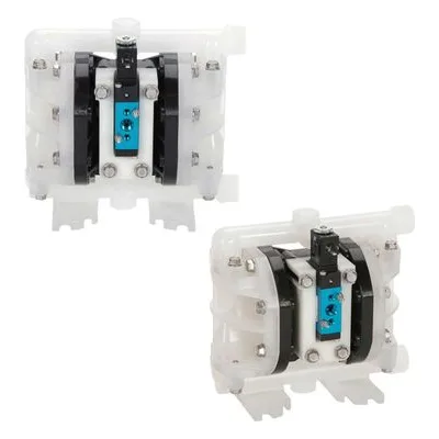 All-Flo A025-SPK-SSKE-S72 A Series A025 Plastic 1/4" Air Powered Double-Diaphragm AODD Pump, Santoprene Diaphragms.