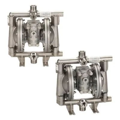 All-Flo A050-NA3-4T3MZ135 A Series A050 Metal 1/2" Air Powered Double-Diaphragm AODD Pump, Santoprene (FDA) Diaphragms.