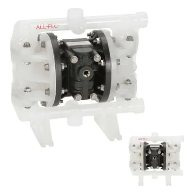 All-Flo A050-SPK-SSKE-N70 A Series A050 Plastic 1/2" Air Powered Double-Diaphragm AODD Pump, Santoprene Diaphragms.