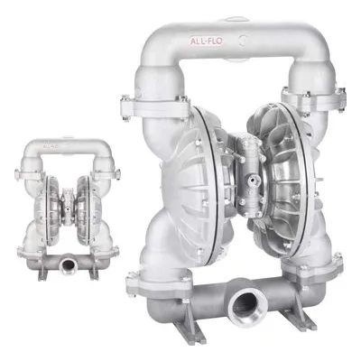 All-Flo A300-NAA-GGNN-B30 A Series A300 Bolted Metal 3" Air Operated Double-Diaphragm AODD Pump, Geolast Diaphragms.