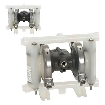 All-Flo S038-SQP-GNPN-S70 S Series S038 3/8" Max-Pass Solid Handling Air Powered Diaphragm AODD Pump Geolast Diaphragms