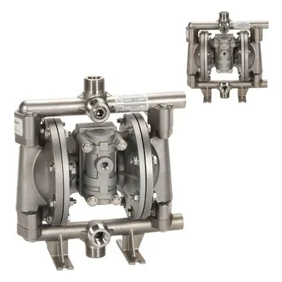 All-Flo S050-BA3-GN3N-S70 S Series S050 1/2" Max-Pass Solid Handling Air Powered Diaphragm AODD Pump Geolast Diaphragms