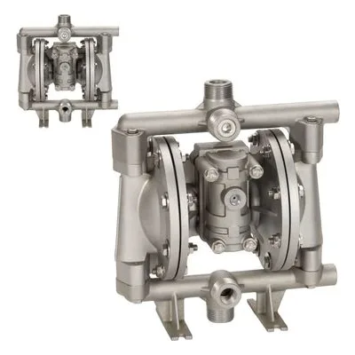 All-Flo S050-BAA-GNAN-S30 S Series S050 1/2" Max-Pass Solid Handling Air Powered Diaphragm AODD Pump Geolast Diaphragms