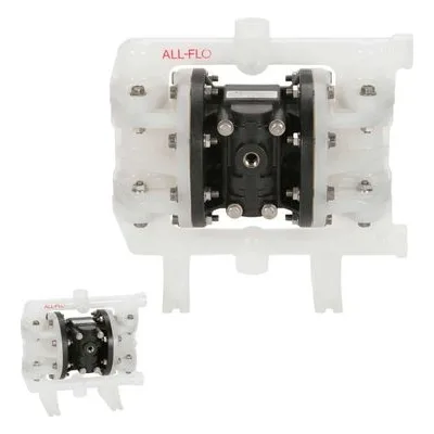 All-Flo S050-SPK-SEKE-S70 S Series S050 1/2" Max-Pass Solid Handling Air Powered Diaphragm AODD Pump Santoprene Diaphragms