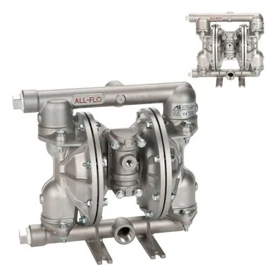 All-Flo S100-BA3-GN3N-B70 S Series S100 1" Max-Pass Solids Handling Air Powered Diaphragm AODD Pump, Geolast Diaphragms.