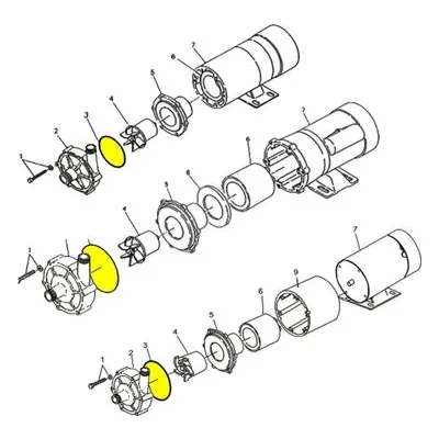 Iwaki America 325500018 WMD/MD Series Chemical Pump Repair Parts, O-Ring, EPDM, WMD/MD-15R.