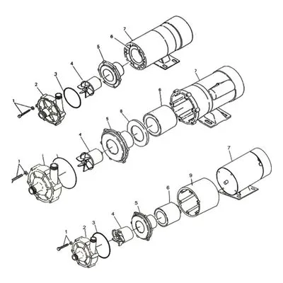 Iwaki America MD0155 WMD/MD Series Chemical Pump Repair Parts, Ring, Retainer, MD-100R, 100F.