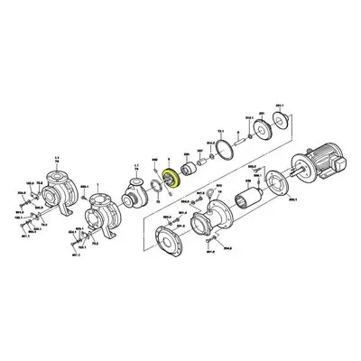 Iwaki America MDM0049 MDM Series Chemical Pump Repair Parts, Impeller, PFA, MDM-1516PKK.