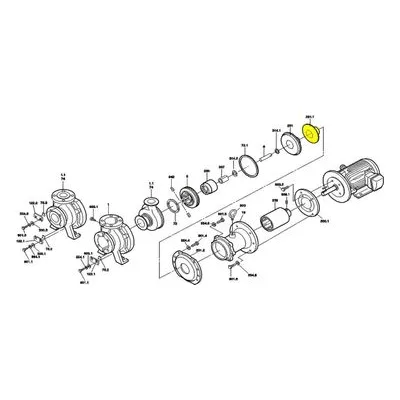 Iwaki America MDM0012 MDM Series Chemical Pump Repair Parts, Containment Shell Cover, MDM-1516.