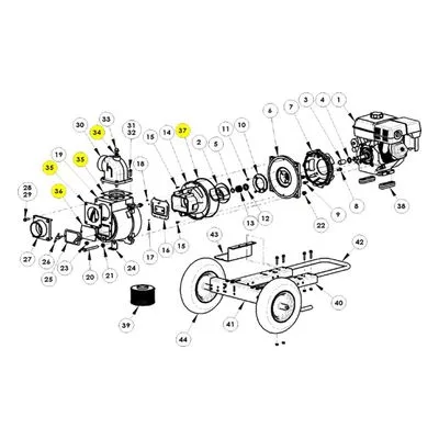 AMT Pumps 3993-301-92 GASKET/O-RING SUBGROUP KIT - VITON