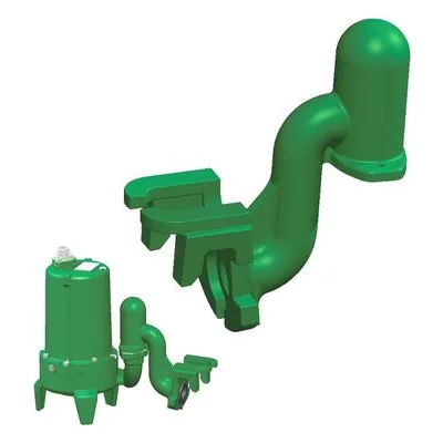 The Pentair® Grinder Rail Adapter allows a Pentair® Grinder Pump to mount to the existing Liberty Pumps® GR20 Rail System.