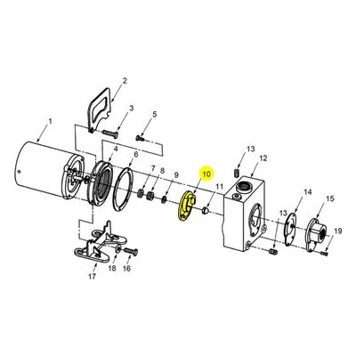 2767-95 & 2766-95AMT Pump Repair Part 1496-002-02, 281E IMPELLER XCI 3.00HP 3PH