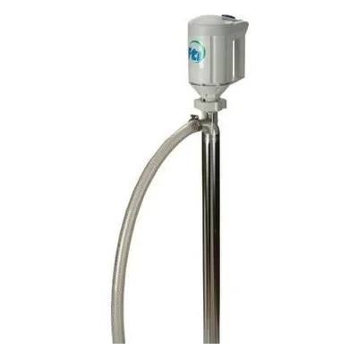 Finish Thompson DPFS073 Drum Pump Kit PFS-40 pump, M3V motor (115V), 5 ft reinforced PVC hose & clamp