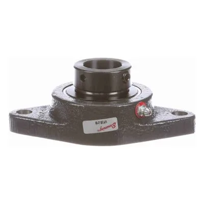 767366 Browning Mounted Cast Iron Two Bolt Flange Ball Bearing, Catalog Number: VF2E-218, 1.125" - Straight Bore.