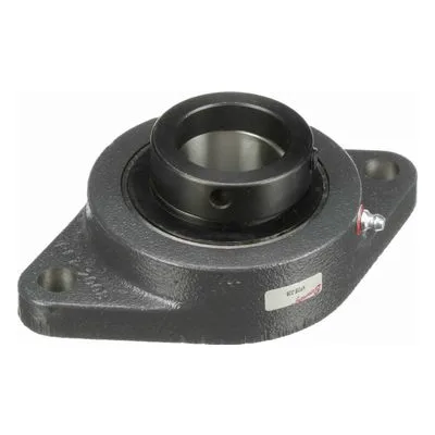 767931 Browning Mounted Cast Iron Two Bolt Flange Ball Bearing, Catalog Number: VF2E-228, 1.75" - Straight Bore.