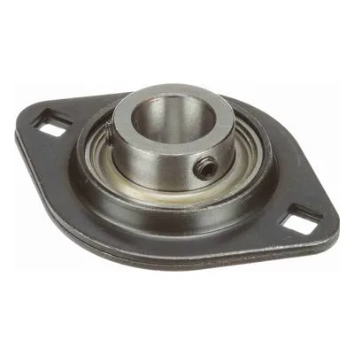 766781 Browning Mounted Stamped Steel Two Bolt Flange Ball Bearing, Catalog Number: SSF2S-112, 0.75" - Straight Bore.