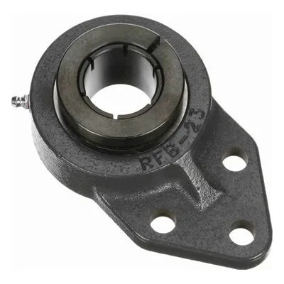 764443 Browning Mounted Cast Iron Three Bolt Flange Bracket Ball Bearing, Catalog Number: VFBB-223, 1.438" Straight Bore.
