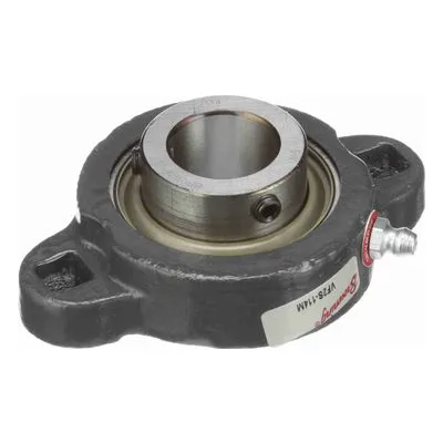 767737 Browning Mounted Ductile Iron Two Bolt Flange Ball Bearing, Catalog Number: VF2S-114M, 0.875" - Straight Bore.