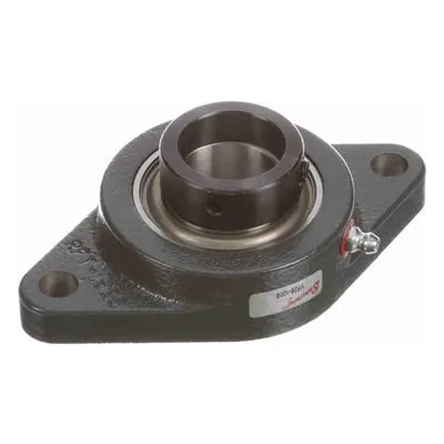 767312 Browning Mounted Cast Iron Two Bolt Flange Ball Bearing, Catalog Number: VF2E-120S, 1.25" - Straight Bore.