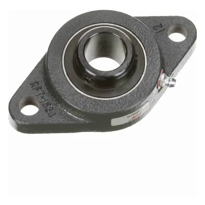 767899 Browning Mounted Cast Iron Two Bolt Flange Ball Bearing, Catalog Number: VF2S-215, 0.938" - Straight Bore.