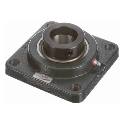 767316 Browning Mounted Cast Iron Four Bolt Flange Ball Bearing, Catalog Number: VF4E-122, 1.375" - Straight Bore.